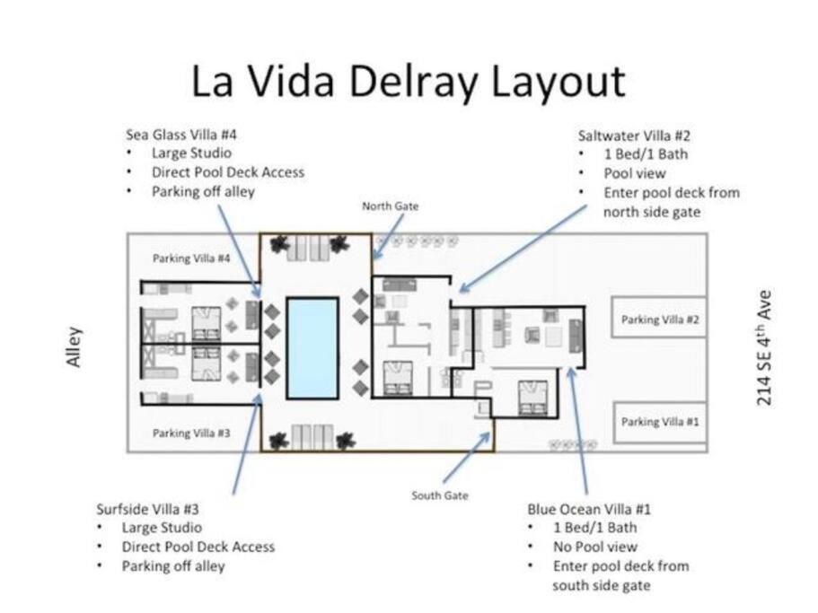 Apartament La Vida Delray #4-Lux W/Heated Pool-Best Location! Delray Beach Zewnętrze zdjęcie